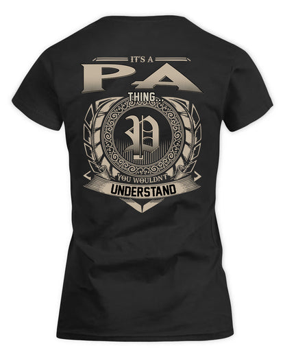 PABON HH88-K2–Personalized Name Quote Apparel “It’s a/an NAME Thing You Wouldn’t Understand”