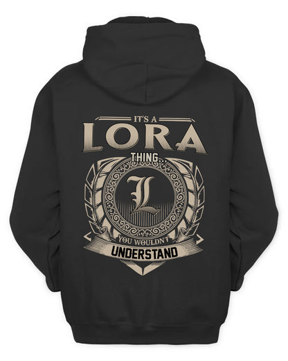 LORA HH88-K2–Personalized Name Quote Apparel “It’s a/an NAME Thing You Wouldn’t Understand”