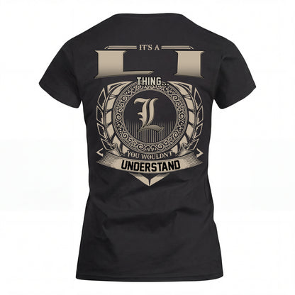 LI HH88-K2–Personalized Name Quote Apparel “It’s an NAME Thing You Wouldn’t Understand”