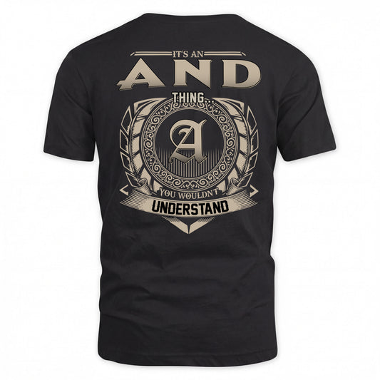 AND HH88-K2–Personalized Name Quote Apparel “It’s a/an NAME Thing You Wouldn’t Understand”