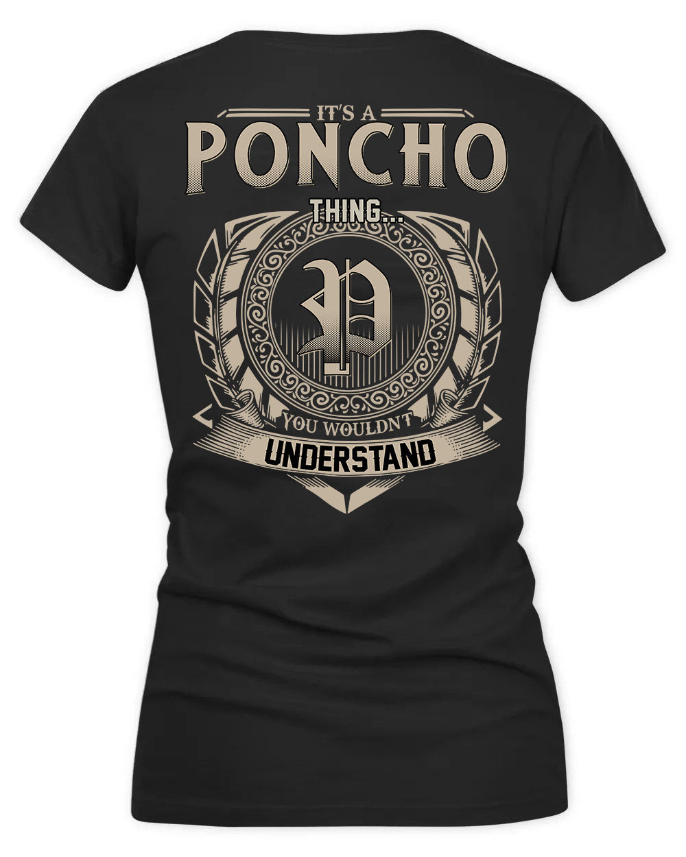 PONCHO HH88-K2–Personalized Name Quote Apparel “It’s a/an NAME Thing You Wouldn’t Understand”