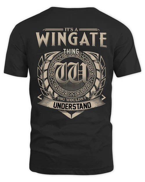 WINGATE HH88-K2–Personalized Name Quote Apparel “It’s a/an NAME Thing You Wouldn’t Understand”