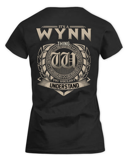 WYNTER HH88-K2–Personalized Name Quote Apparel “It’s a/an NAME Thing You Wouldn’t Understand”
