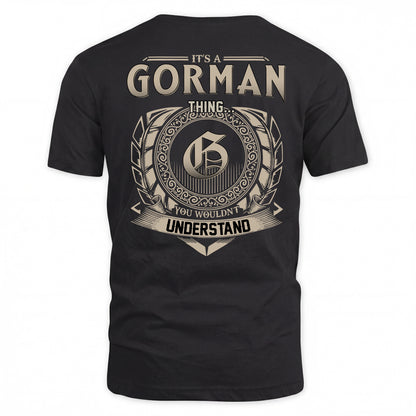 GORMAN HH88-K2–Personalized Name Quote Apparel “It’s a/an NAME Thing You Wouldn’t Understand”