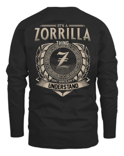 ZORRILLA HH88-K2–Personalized Name Quote Apparel “It’s a/an NAME Thing You Wouldn’t Understand”