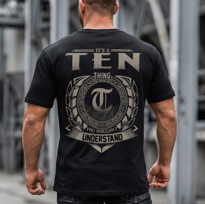 TEN HH88-K2–Personalized Name Quote Apparel “It’s a/an NAME Thing You Wouldn’t Understand”