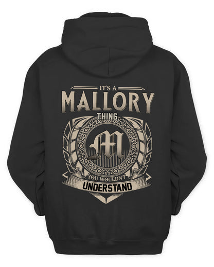 MALLORY HH88-K2–Personalized Name Quote Apparel “It’s a/an NAME Thing You Wouldn’t Understand”