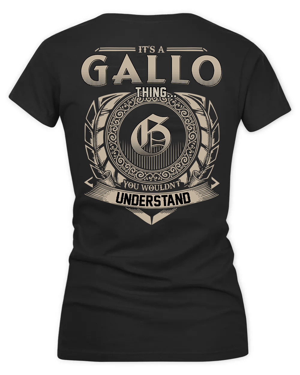 GALLOWAY HH88-K2–Personalized Name Quote Apparel “It’s a/an NAME Thing You Wouldn’t Understand”