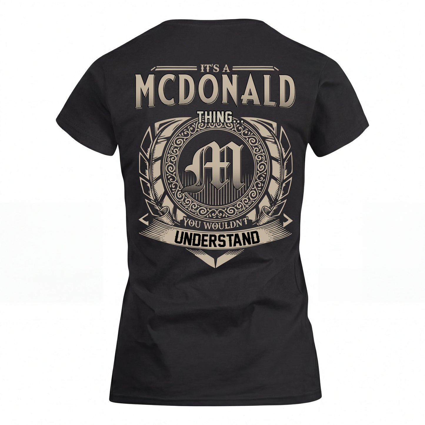 MCDONALD HH88-K2–Personalized Name Quote Apparel “It’s an NAME Thing You Wouldn’t Understand”