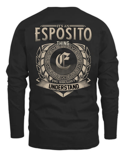 ESPOSITO HH88-K2–Personalized Name Quote Apparel “It’s a/an NAME Thing You Wouldn’t Understand”