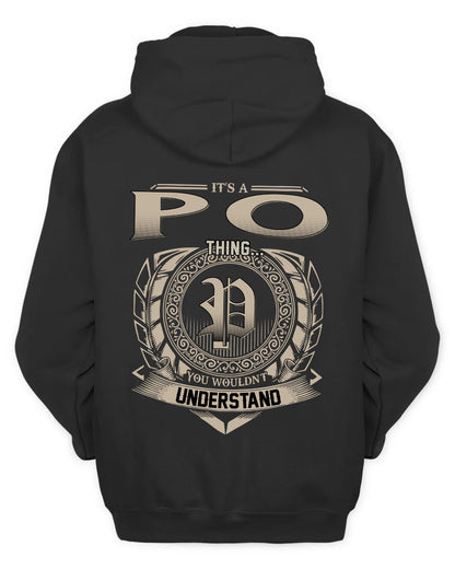 PO HH88-K2–Personalized Name Quote Apparel “It’s a/an NAME Thing You Wouldn’t Understand”