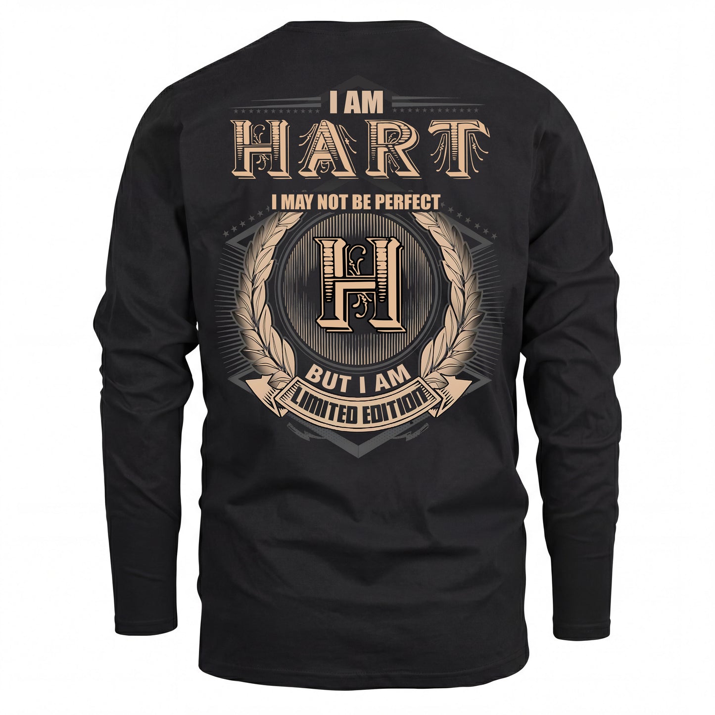 HART 2K-101–Personalized Name Quote Apparel “I Am NAME May Not Be Perfect But I Am Limited Edition”