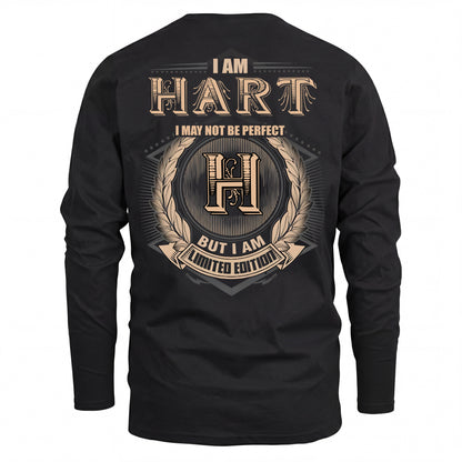 HART 2K-101–Personalized Name Quote Apparel “I Am NAME May Not Be Perfect But I Am Limited Edition”