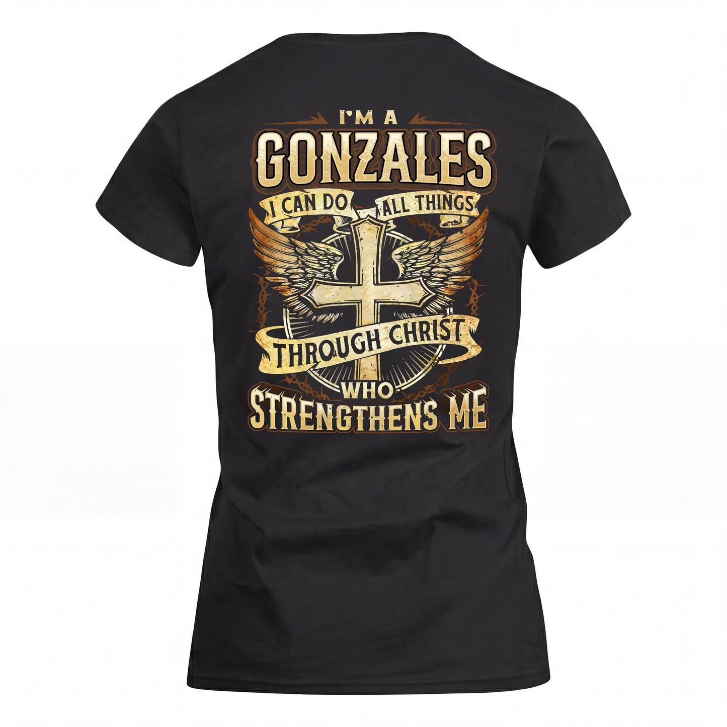GONZALES HH88-K2–Personalized Name Quote T-Shirt