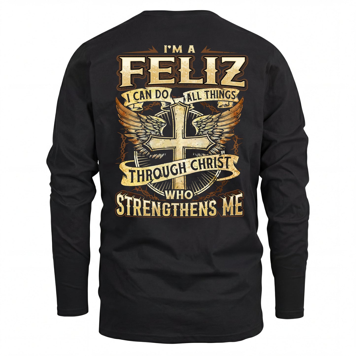 FELIZ HH88-K2–Personalized Name Quote T-Shirt