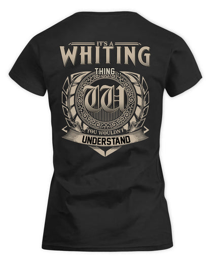 WHITLOCK HH88-K2–Personalized Name Quote Apparel “It’s a/an NAME Thing You Wouldn’t Understand”