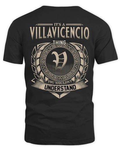 VILLAVICENCIO HH88-K2–Personalized Name Quote Apparel “It’s a/an NAME Thing You Wouldn’t Understand”