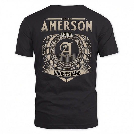 AMERSON HH88-K2–Personalized Name Quote Apparel “It’s a/an NAME Thing You Wouldn’t Understand”