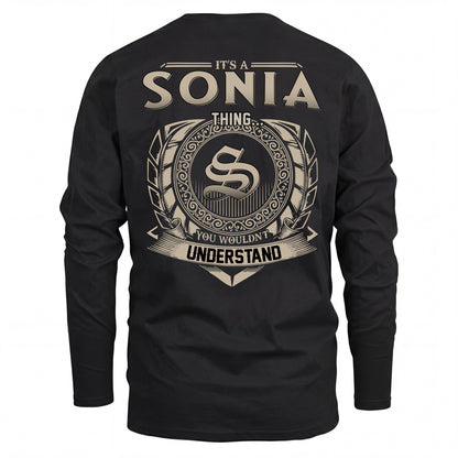 SONIA HH88-K2–Personalized Name Quote Apparel “It’s an NAME Thing You Wouldn’t Understand”