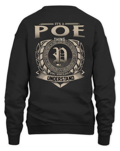 POE HH88-K2–Personalized Name Quote Apparel “It’s a/an NAME Thing You Wouldn’t Understand”