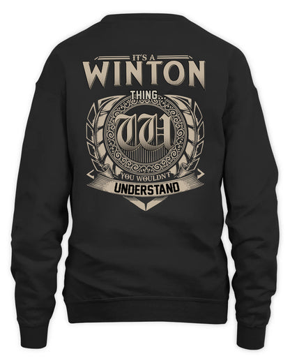 WINTON HH88-K2–Personalized Name Quote Apparel “It’s a/an NAME Thing You Wouldn’t Understand”