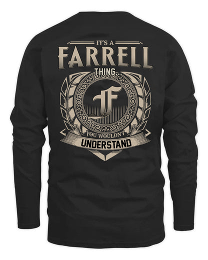 FARRELL HH88-K2–Personalized Name Quote Apparel “It’s a/an NAME Thing You Wouldn’t Understand”