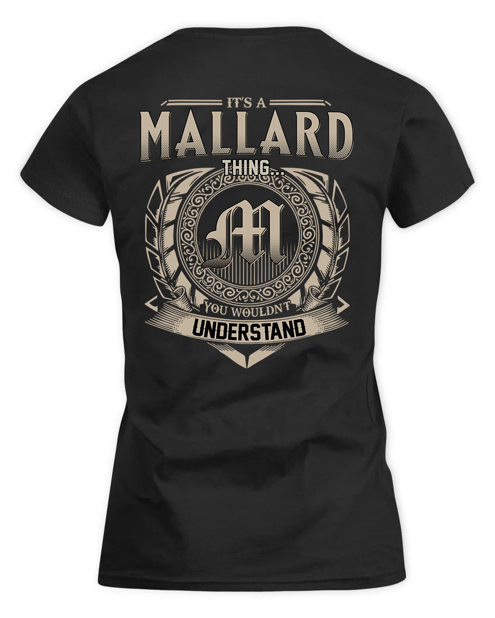 MALLARD HH88-K2–Personalized Name Quote Apparel “It’s a/an NAME Thing You Wouldn’t Understand”