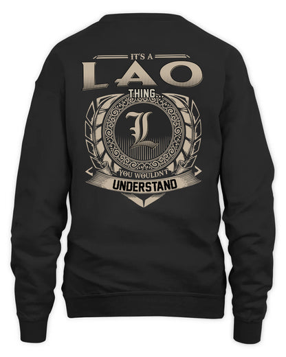 LAO HH88-K2–Personalized Name Quote Apparel “It’s a/an NAME Thing You Wouldn’t Understand”