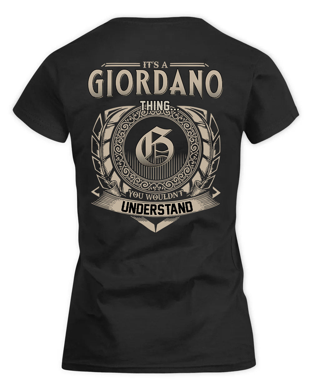 GIORDANO HH88-K2–Personalized Name Quote Apparel “It’s a/an NAME Thing You Wouldn’t Understand”
