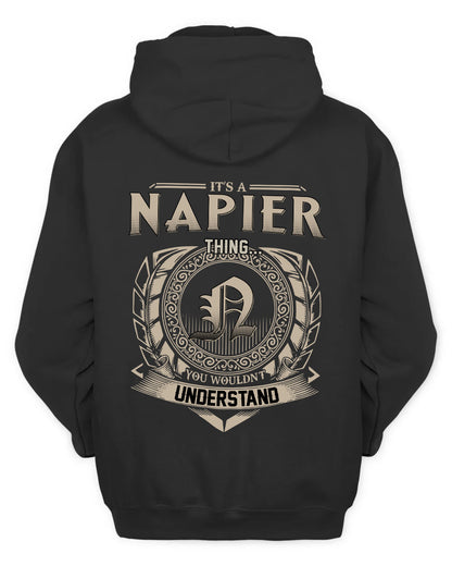 NAPIER HH88-K2–Personalized Name Quote Apparel “It’s a/an NAME Thing You Wouldn’t Understand”