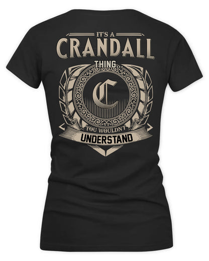 CRANE HH88-K2–Personalized Name Quote Apparel “It’s a/an NAME Thing You Wouldn’t Understand”