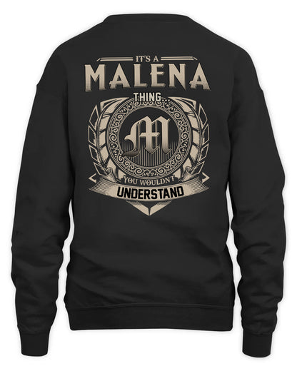 MALENA HH88-K2–Personalized Name Quote Apparel “It’s a/an NAME Thing You Wouldn’t Understand”