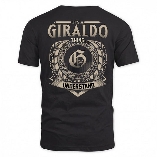 GIRALDO HH88-K2–Personalized Name Quote Apparel “It’s a/an NAME Thing You Wouldn’t Understand”