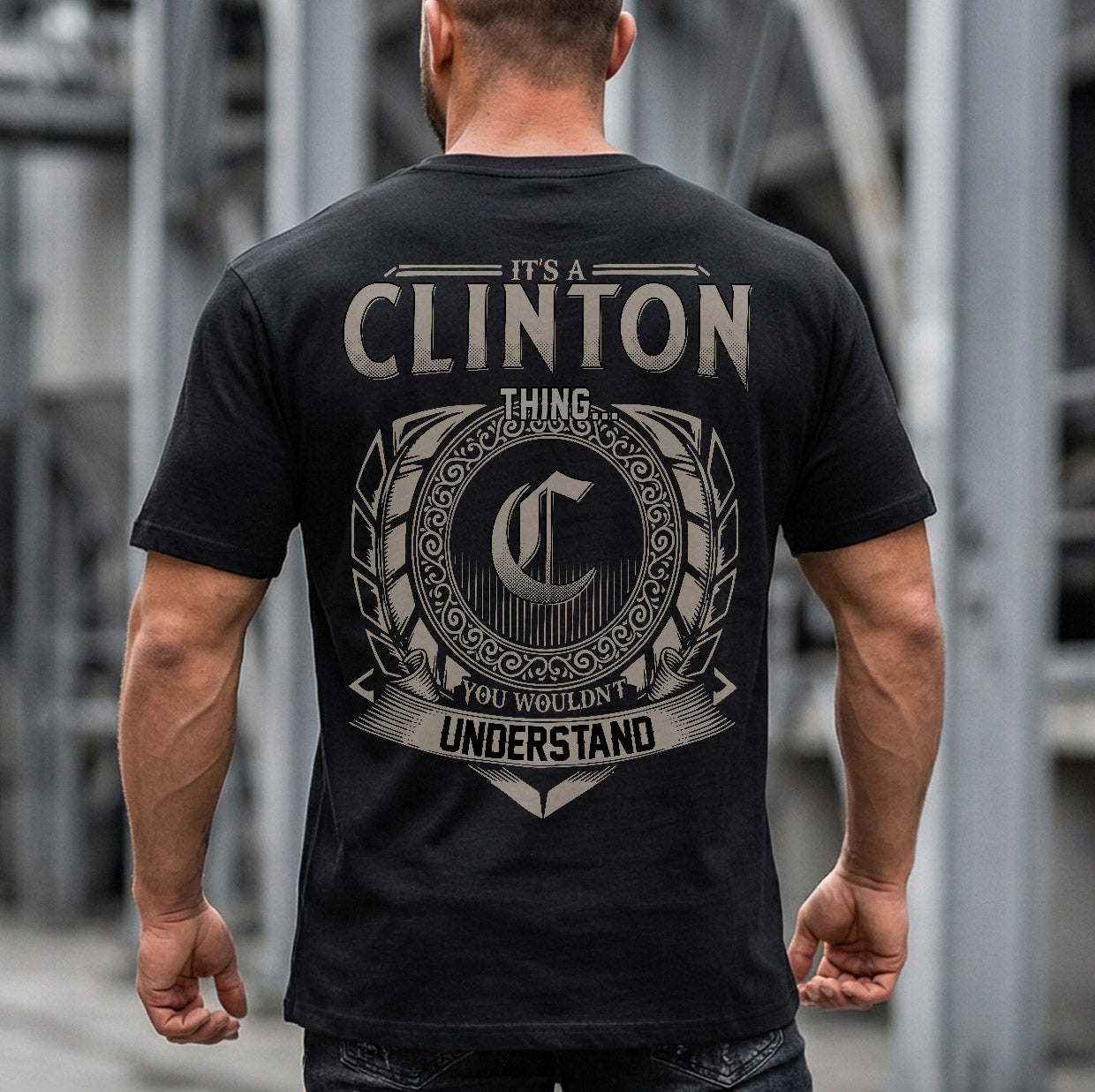 CLINTON HH88-K2–Personalized Name Quote Apparel “It’s a/an NAME Thing You Wouldn’t Understand”