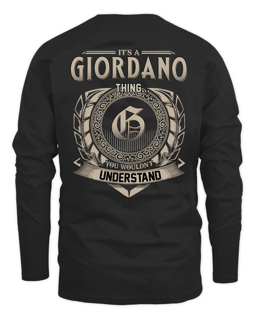 GIORDANO HH88-K2–Personalized Name Quote Apparel “It’s a/an NAME Thing You Wouldn’t Understand”