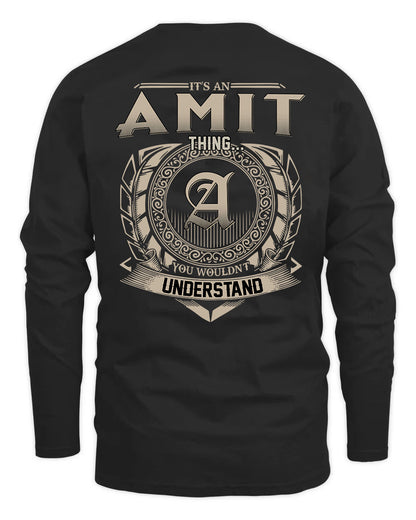AMIT HH88-K2–Personalized Name Quote Apparel “It’s a/an NAME Thing You Wouldn’t Understand”