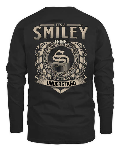 SMILEY HH88-K2–Personalized Name Quote Apparel “It’s a/an NAME Thing You Wouldn’t Understand”