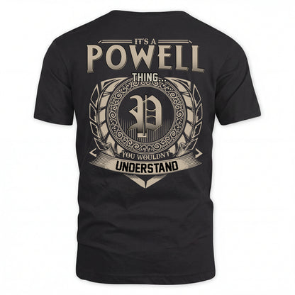 POWELL HH88-K2–Personalized Name Quote Apparel “It’s an NAME Thing You Wouldn’t Understand”