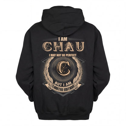 CHAU 2K-101–Personalized Name Quote Apparel “I Am NAME May Not Be Perfect But I Am Limited Edition”