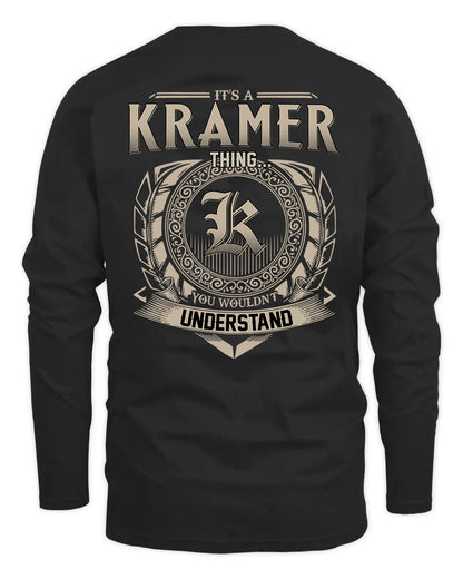 KRAMER HH88-K2–Personalized Name Quote Apparel “It’s a/an NAME Thing You Wouldn’t Understand”