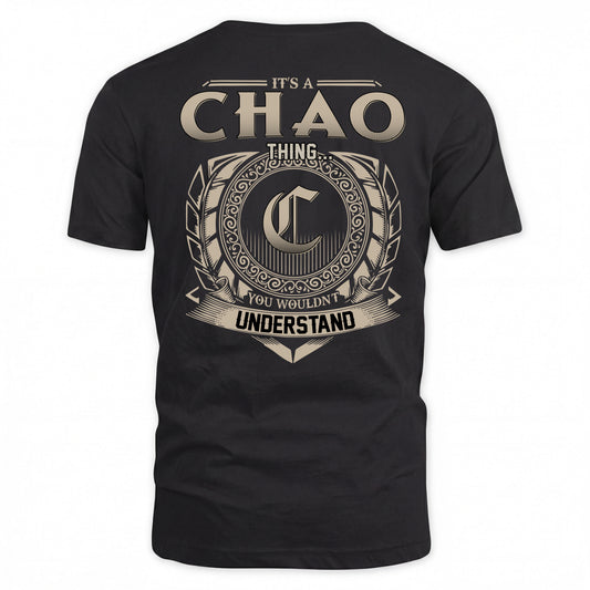 CHAO HH88-K2–Personalized Name Quote Apparel “It’s a/an NAME Thing You Wouldn’t Understand”
