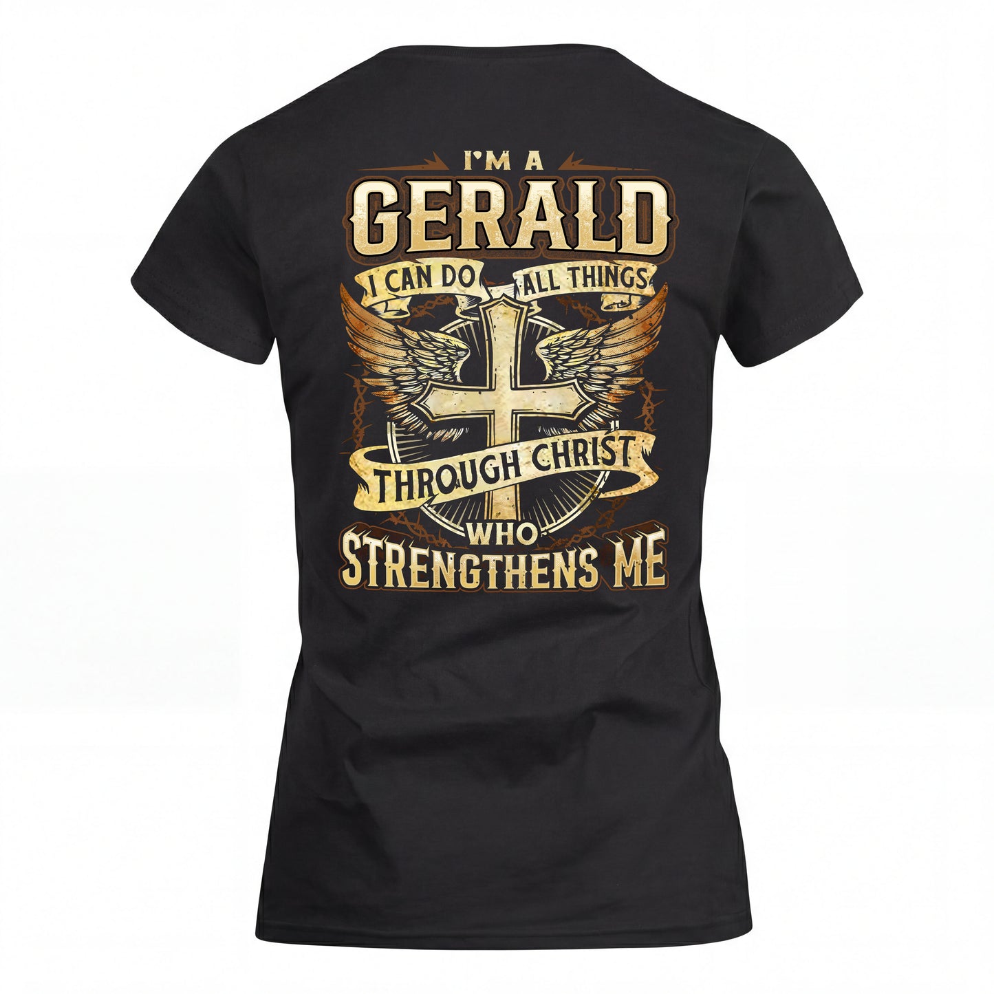GERALD HH88-K2–Personalized Name Quote T-Shirt