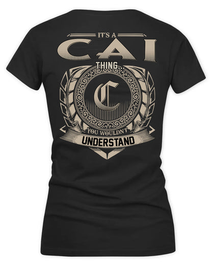 CAIN HH88-K2–Personalized Name Quote Apparel “It’s a/an NAME Thing You Wouldn’t Understand”