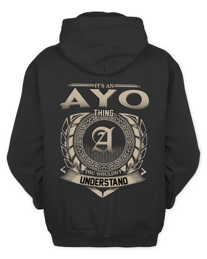 AYO HH88-K2–Personalized Name Quote Apparel “It’s a/an NAME Thing You Wouldn’t Understand”