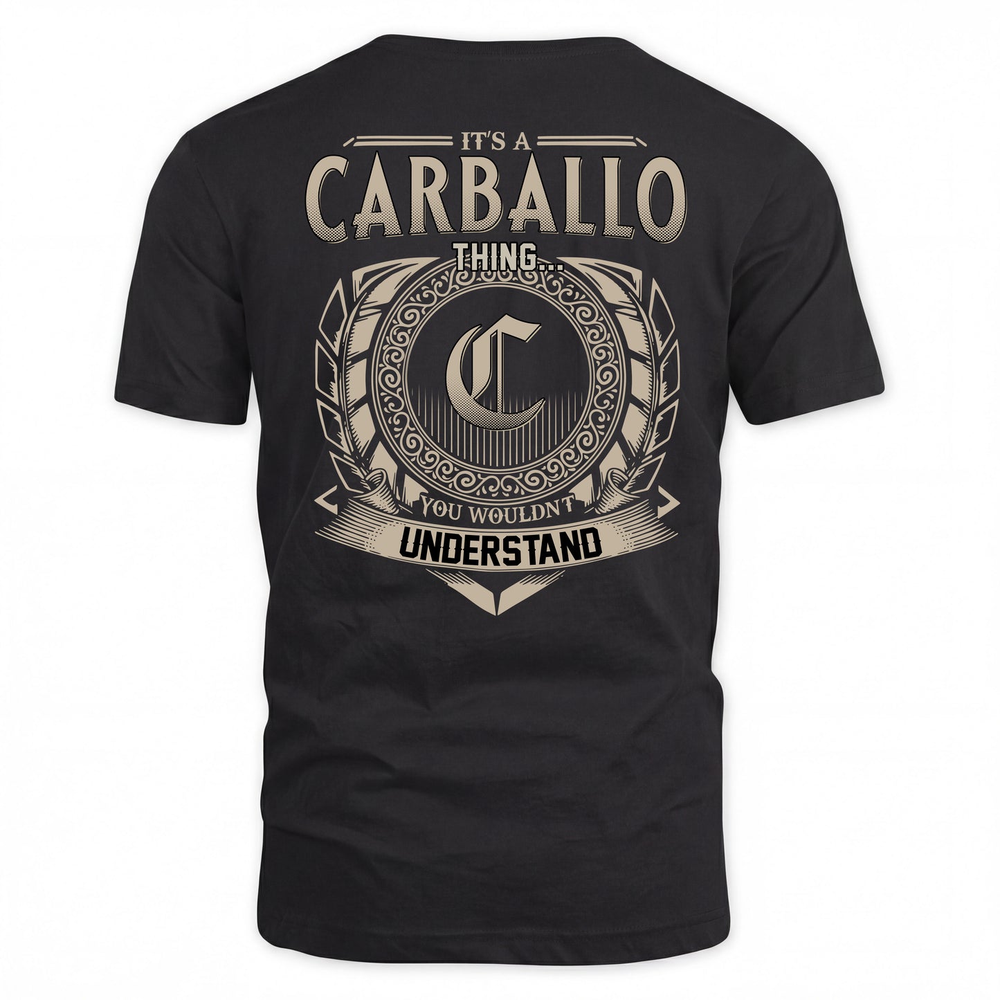 CARBALLO HH88-K2–Personalized Name Quote Apparel “It’s a/an NAME Thing You Wouldn’t Understand”