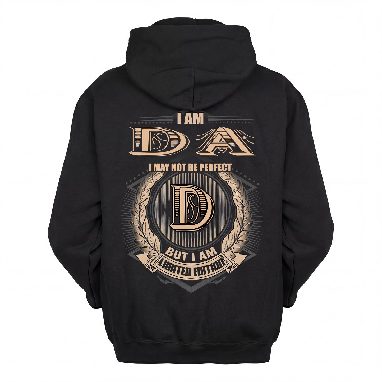DA 2K-101–Personalized Name Quote Apparel “I Am NAME May Not Be Perfect But I Am Limited Edition”