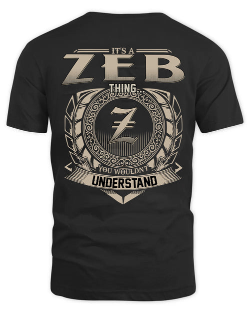ZEB HH88-K2–Personalized Name Quote Apparel “It’s a/an NAME Thing You Wouldn’t Understand”
