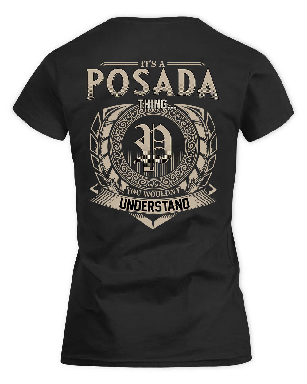 POSEY HH88-K2–Personalized Name Quote Apparel “It’s a/an NAME Thing You Wouldn’t Understand”
