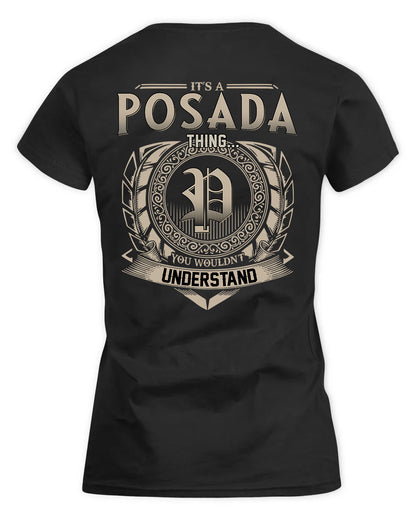 POSEY HH88-K2–Personalized Name Quote Apparel “It’s a/an NAME Thing You Wouldn’t Understand”