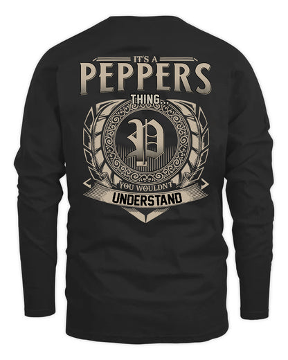 PEPPERS HH88-K2–Personalized Name Quote Apparel “It’s a/an NAME Thing You Wouldn’t Understand”